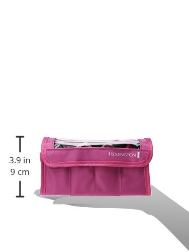 Remington Compact Ceramic Dual Voltage Hot Rollers for Long and Short Hair, Hair Setters, Hair Curlers, 1-1 ¼" Purple/Black, 10 Piece Set