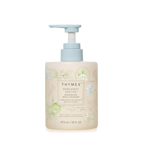Thymes Nourishing Body Cleanser - Large Moisturizing Body Wash with Pump - Hydrating Cleanser - Notes of Bergamot, Orange Flower, Lemon, Lotus Beauty & Personal Care Thymes