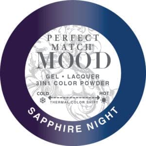 LECHAT Dare To Wear Mood Polish, Sapphire Night, 0.5 Ounce Beauty & Personal Care LECHAT
