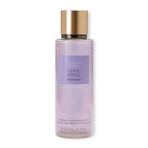 Victoria's Secret Love Spell Shimmer Mist, Body Spray for Women, Notes of Cherry Blossom and Fresh Peach Fragrance (8.4 oz)