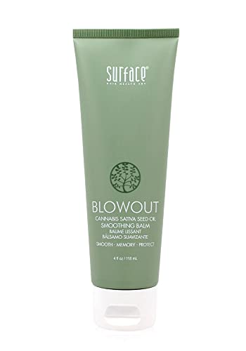 SURFACE Hair Blowout Smoothing Balm- Organic Ingredients for Women and Men, Heat-Resistant with Babassu Oil for Longer Lasting Blowouts - 4 fl oz