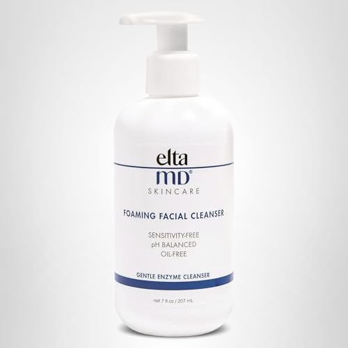 EltaMD Foaming Facial Cleanser Face Wash, Gentle Foaming Face Wash and Makeup Remover, Oil Free , 7 oz Pump
