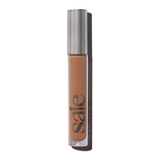 Saie Hydrabeam Under Eye Brightener - Sheer + Hydrating Concealer with Glycerin, Squalane + Cucumber Extract - Brightening Under Eye Concealer +