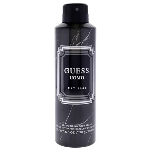 Guess UOMO Deodorizing Body Spray For Men, 6.0 Oz.