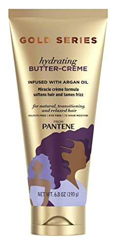 Pantene Gold Series Butter- Creme Hydrating 6.8 Ounce Tube (Pack of 2)