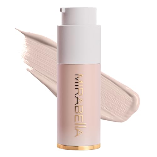 MIRABELLA - Invincible for All HD Liquid Foundation, Moisturizing Face Products for All Skin Types, Full-Coverage Lightweight Foundation Makeup