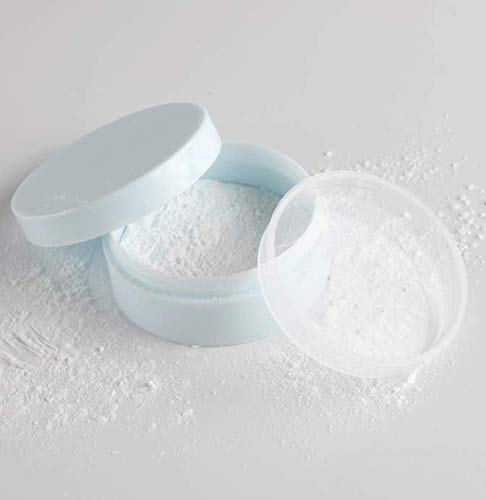 LASSUM 3 Pieces 5ml Plastic Empty Loose Powder Container Make-up Loose Powder Puff Box Case with Sifter and Lids (Random Color)