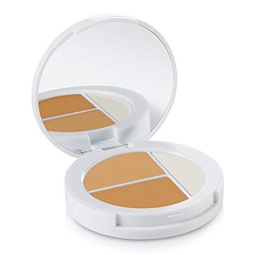 Sheer Cover Studio - Conceal and Brighten Highlight Trio - Two-Toned Concealers - Shimmering Highlighter - Medium/Tan Shade - With FREE Concealer