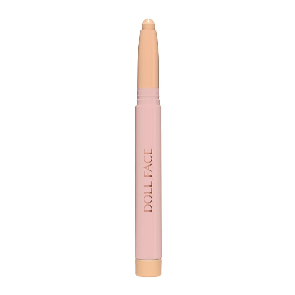 Doll Face Concealer Nothing To Hide Twist Up Concealer Stick to Conceal Dark Circles & Face Blemishes, Smooth & Creamy Texture, Buildable Coverage
