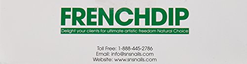 SNS Nails Dipping Powder French Dip Moulding (Mold) for Pink/White - Two-Sided French Manicure Mold for Flat or Curved Smile Line - Beautiful Clear