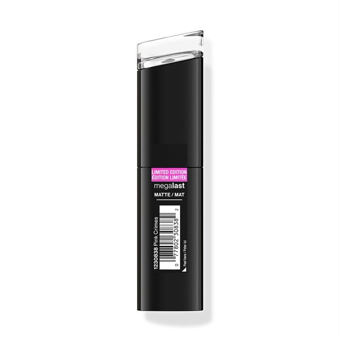 wet n wild Megalast Lipstick - Limited Edition (Pink Crimes), 0.11 Ounce (Pack of 1)