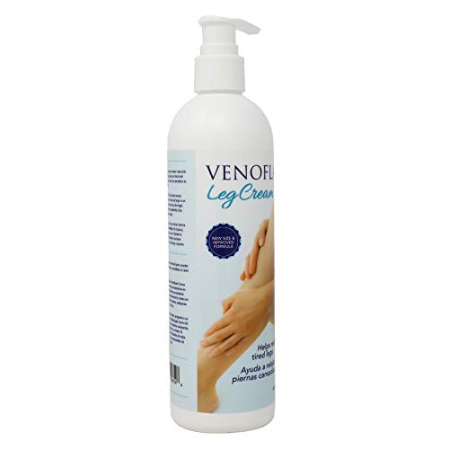 Venoflash Leg Cream, Softening Cream, Helps Relax Tired legs, Delicate Scent, Moisturizer, 12 FL Oz, Bottle