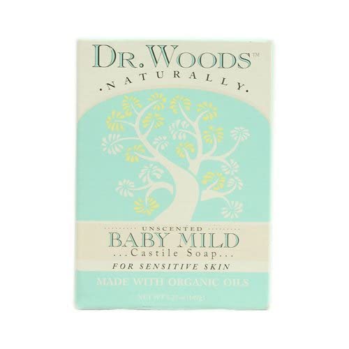 Dr Woods Unsct Baby Mild Size 5.25z Dr Woods Unscented Baby Mild Bar 5.25z