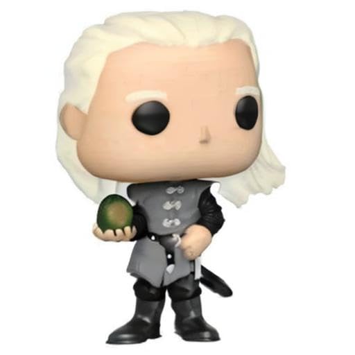 Funko POP Daemon Targaryen with Dragon Egg Exclusive # 09 Slip and Box Include Multicolored 3.75 inches