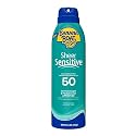 Banana Boat Sheer Sensitive Body Spray, SPF 50, 6oz