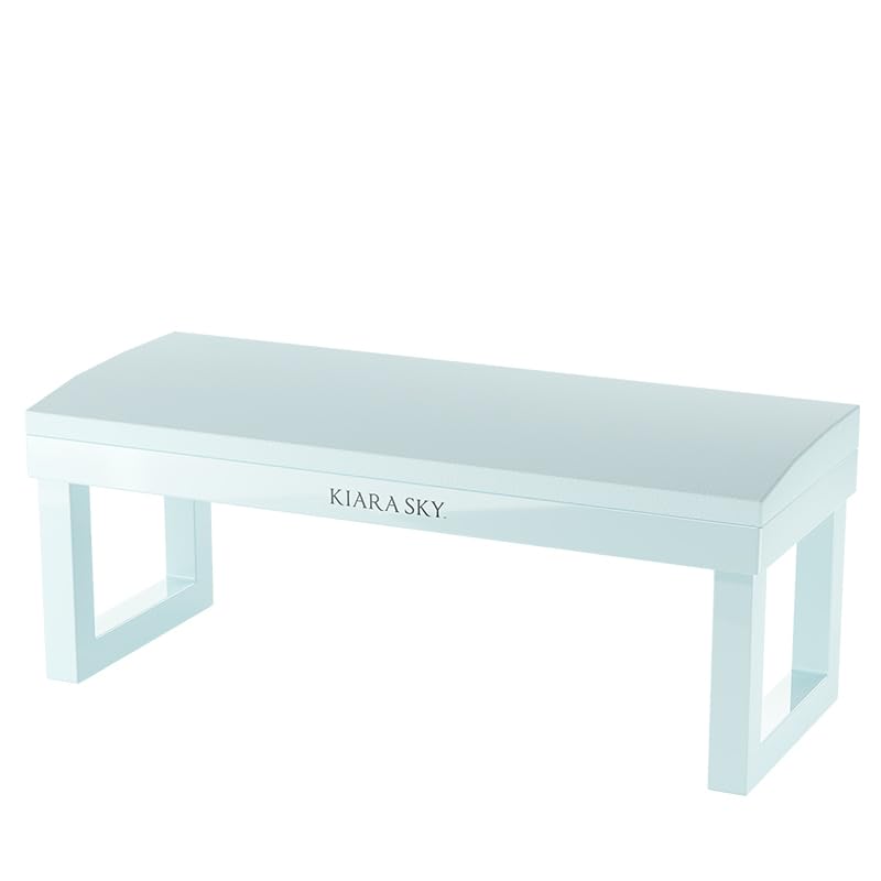 Kiara Sky Professional Nails Arm Rest for Manicure & Pedicure Technician Stations - Acetone Resistant & Waterproof (Blue) Beauty & Personal Care KIARA SKY