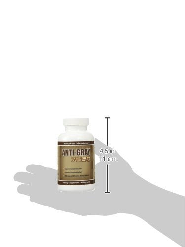 Anti Gray Hair 7050 Restore Natural Hair Color 60 Capsules Per Bottle (3 Bottles)