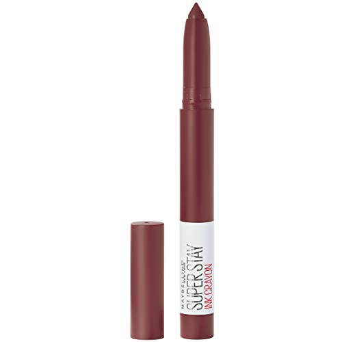 Maybelline Super Stay Ink Crayon Lipstick Makeup, Precision Tip Matte Lip Crayon with Built-in Sharpener, Longwear Up To 8Hrs, Live On The Edge,