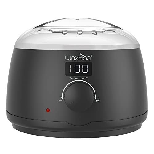 waxkiss Digital Hair Removal Warmer with See-Through Lid and 14oz Pot Beauty and Personal Care waxkiss Default Title