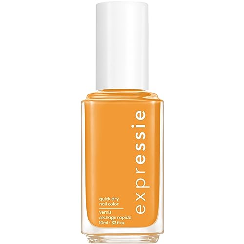 essie Expressie Nail Polish, Quick-Dry Golden Yellow Nail Polish, Vegan, Don't Hate, Curate, 0.33 fl oz Beauty & Personal Care essie