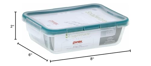 Snapware 6-Cup Total Solution Rectangle Food Storage Container, Glass