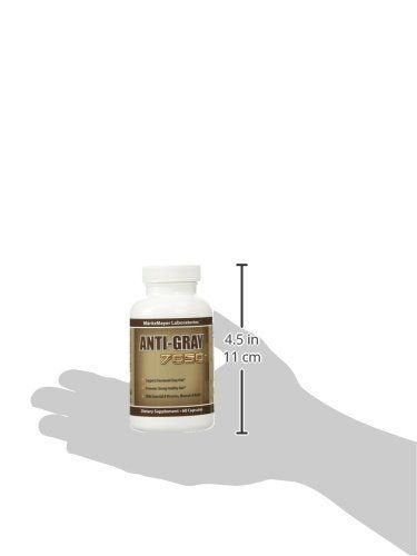 Anti-Gray Hair 7050 Helps Restore Natural Hair Color 60 Capsules Per Bottle (7 Bottles)