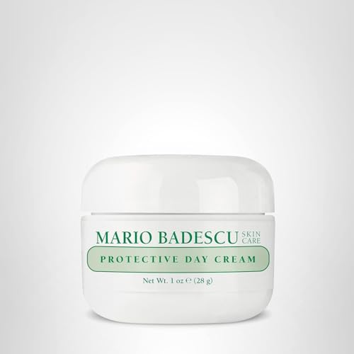 Mario Badescu Protective Day Cream for Combination, Dry and Sensitive Skin | Day Cream for Cold Climate Protection |Formulated with Antioxidents| 1 OZ