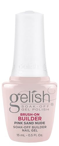 Gelish TPO-Free Soak-Off Brush-On Builder - Pink Sand Nude, 15 mL Beauty & Personal Care Gelish