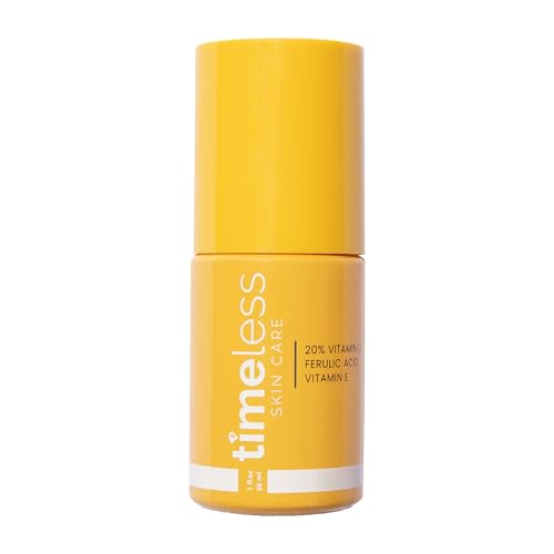 Timeless Skin Care Vitamin C Serum with Vitamin E & Ferulic Acid - Brightening Serum - for Oily & Dry Skin - Fragrance-Free - 1 oz Beauty and Personal Care Timeless Skin Care Default Title