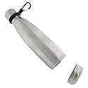 Tactical45 Stainless Steel Water Bottle Silver Sports Reusable Water Bottle with Hidden Compartment Stores Valuables