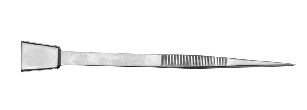 Diamond Tweezer with Scoop For Stones Bead Work Gemologist Tweezers Shovel End By JTS