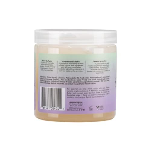 EDEN BodyWorks Lavender Aloe Smoothing Hair Gel (8 oz) - Enhances Curly or Natural Hair Look - Smooth Frizz & Tame Flyaways