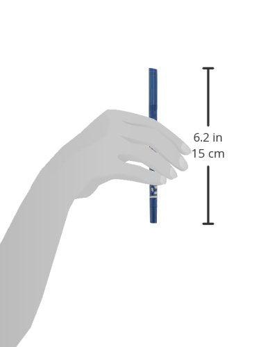 Kokie Cosmetics Retractable Kohl Eyeliner, Metallic Blue, 0.012 Ounce