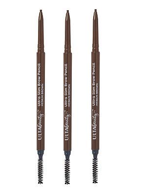 Ulta Beauty 3 Pack Ultra Slim Brow Pencil. Medium Brown. Size 0.003 oz. Y