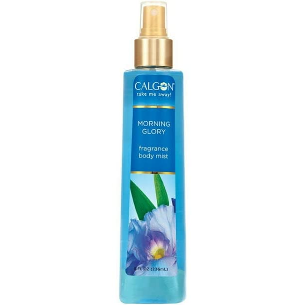 Calgon Morning Glory Fragrance Body Mist 8 oz (Pack of 9)