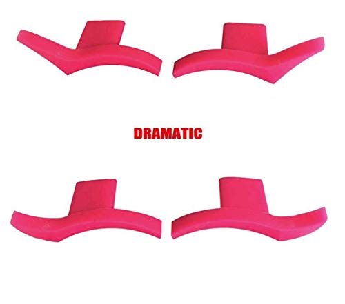 LASSUM 2 Pcs Eyeshadow Stencil Models Template Shaper Tool Eye Liner Tail Seal