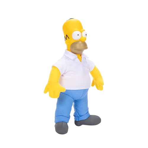 Disney The Simpsons Homer Plush Features Soft Fabric Body with Sculpted Head Officially Licensed by Disney