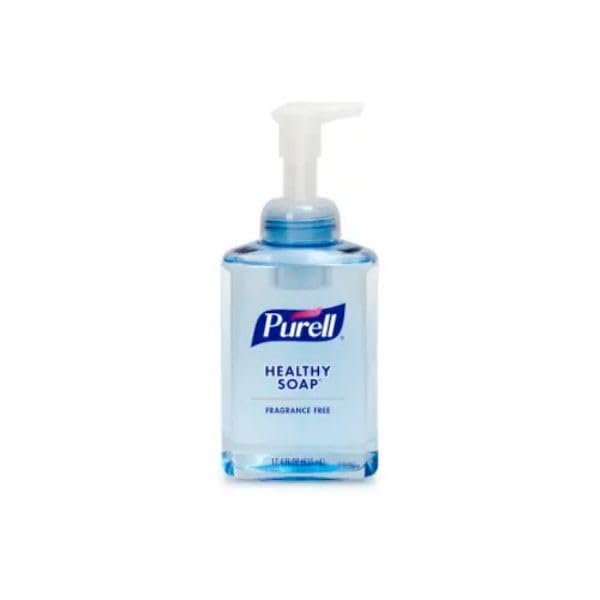 PURELL® HEALTHY SOAP Gentle & Free Foam - 1.09 lb - Pump Dispenser - Dirt Remover, Kill Germs - Hand, Skin - Moisturizing - Clear - Phthalate-free