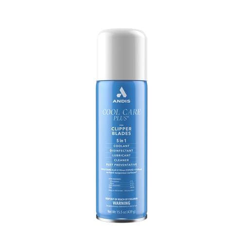 Andis 12750 Cool Care Plus 5-in-1 Clipper Spray, 15.5 oz Can, Blade Care and Treatment Beauty and Personal Care Andis Default Title