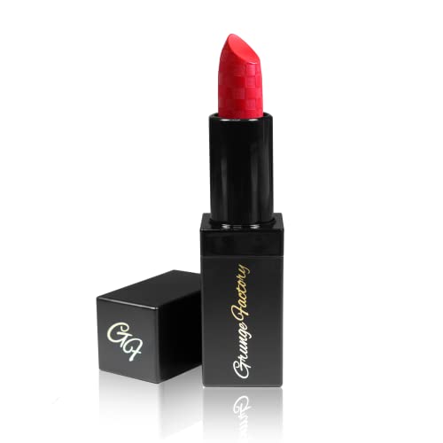 Grunge Factory® Moisture Matte Lipstick in Road Rage Red