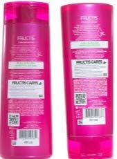 Garnier Fructis Full & Plush - Paraben-Free Fortifying Shampoo & Conditioner Set - Net Wt. 12.5 FL OZ (Shampoo) & (Conditioner) - One Set