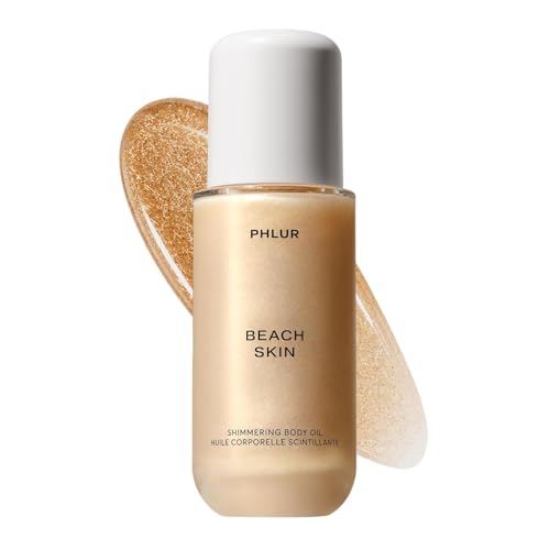 PHLUR Beach Skin Shimmering Body Oil, 4 Oz - Coconut, Vanilla & Sandalwood Beauty and Personal Care PHLUR Default Title