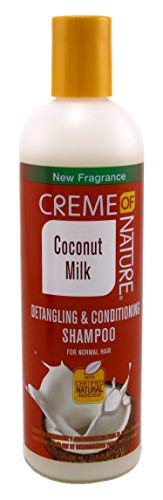 Creme Of Nature Coconut Milk Detangling Shampoo 12 Ounce (Pack of 2)