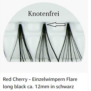 Red Cherry Eyelashes Flare medium (3 Piece Pack)