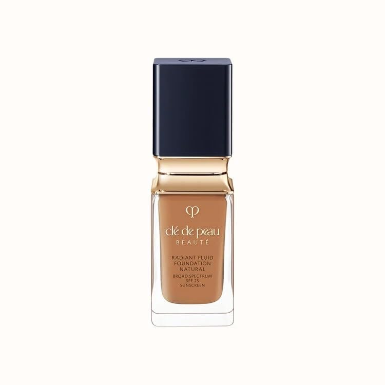 Clé de Peau Beauté, Radiant Fluid Foundation Natural Broad Spectrum SPF 25 (B60) Deep Tan Beige, 35mL / 1.1 oz