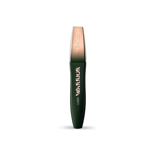 Flower Beauty Lash Warrior Mascara - Volumizing Lashes, Length & Definition, No Clumping (Fierce Black)