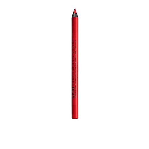 NYX PROFESSIONAL MAKEUP Slide On Lip Pencil, Lip Liner - Red Tape (Deep Red)