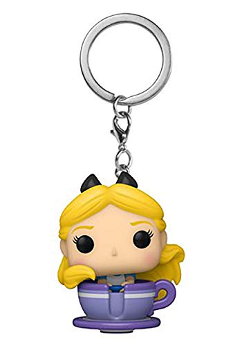 Funko Pop! Keychain: Disney 65th - Alice in Teacup, 3.75 inches