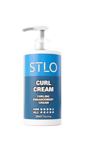 STLO Moisture Rich Curl Cream - Enhances Shine and Frizz Control - Defines Natural Curly Hair 300ml