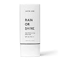 RAIN OR SHINE Anti Aging Face Sunscreen SPF 50 for Clear Skin with Green Tea, Hyaluronic Acid, Vitamin E Oil, Ginseng Extract, Licorice Root - SPF